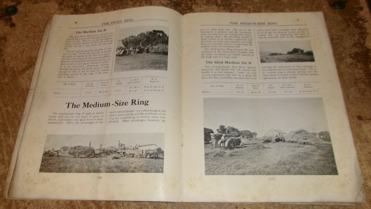 vintage the book of successful threshing in fair shape used