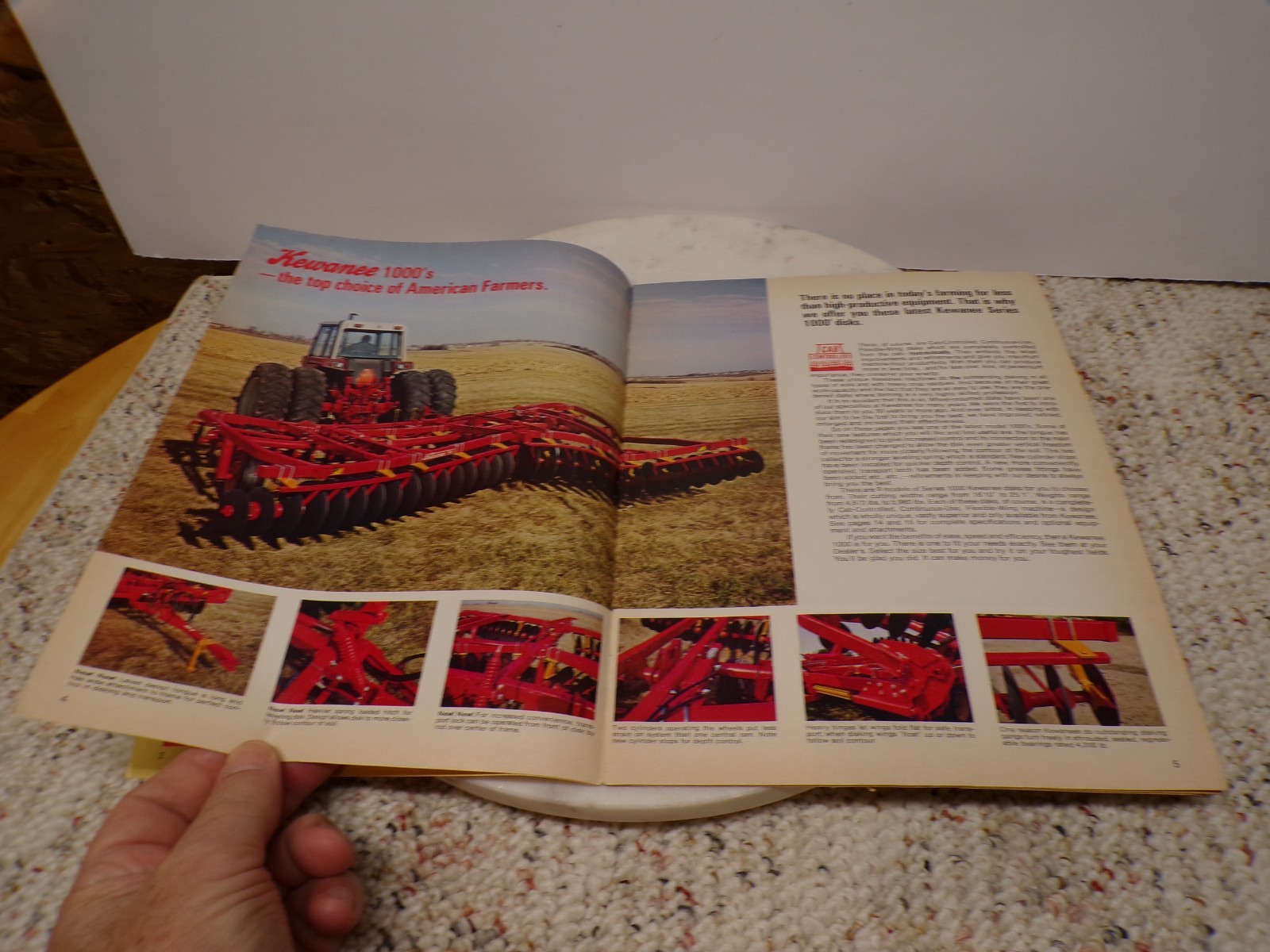 Kewanee Disks-Mulchers-Cultivators-Hoes Farm Machinery Color Catalog Illinois