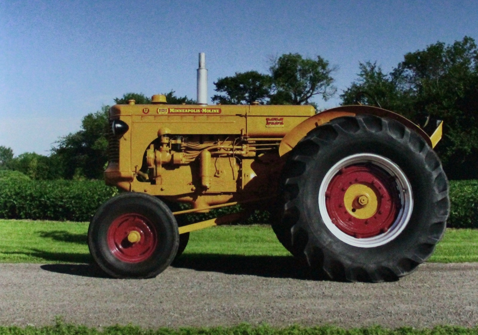 Minneapolis Moline Tractor Vintage Picture Wall Art Country Farm Decor
