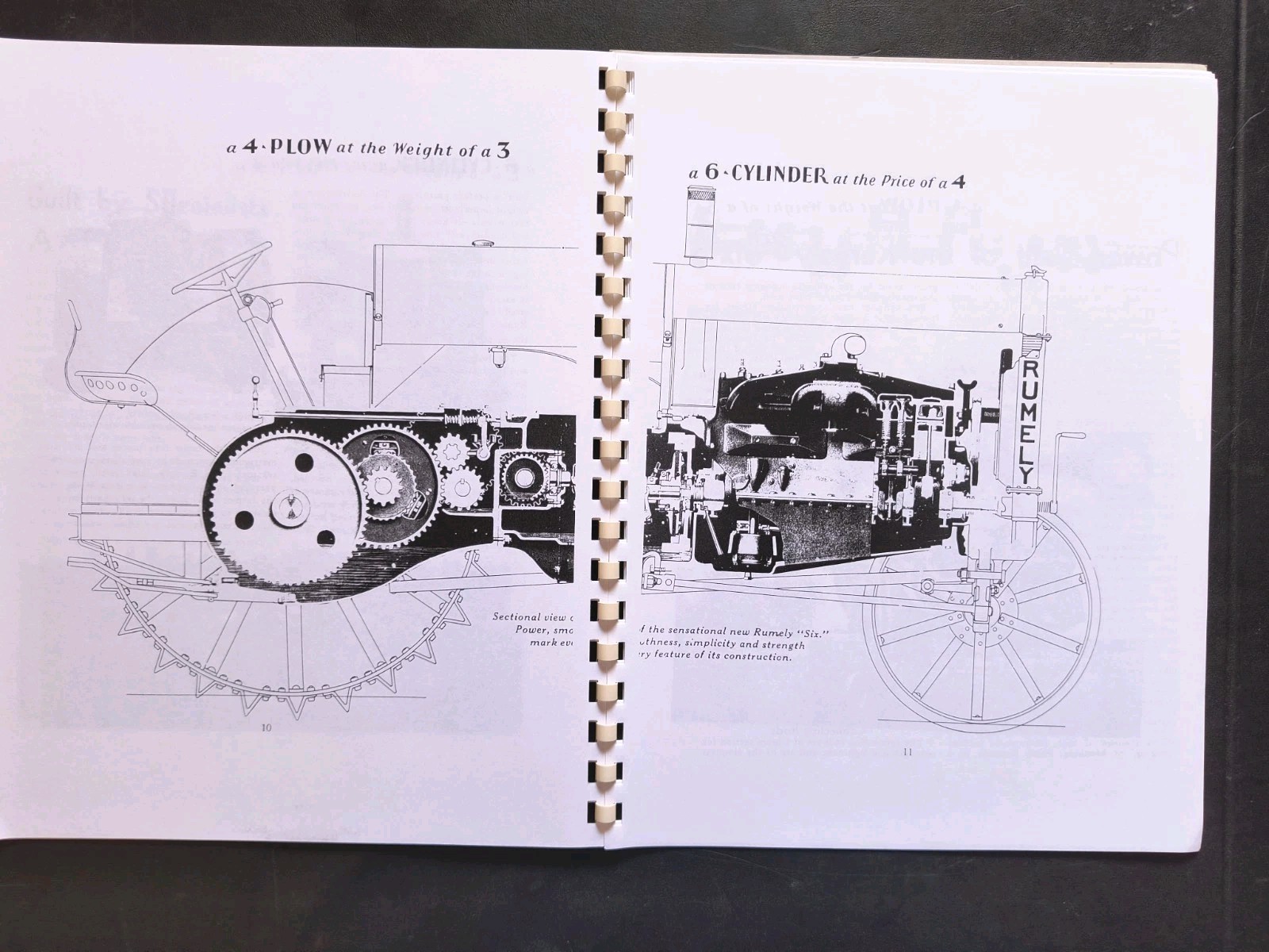 1920s Rumley 6 Tractor Dealer Brochure Owners Manual Print Advertising Reprint