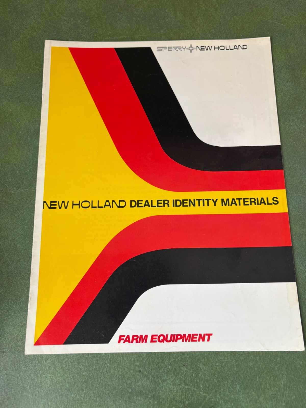 Vintage New Holland Dealer Identity Materials Signs & Advertising Brochure 1973