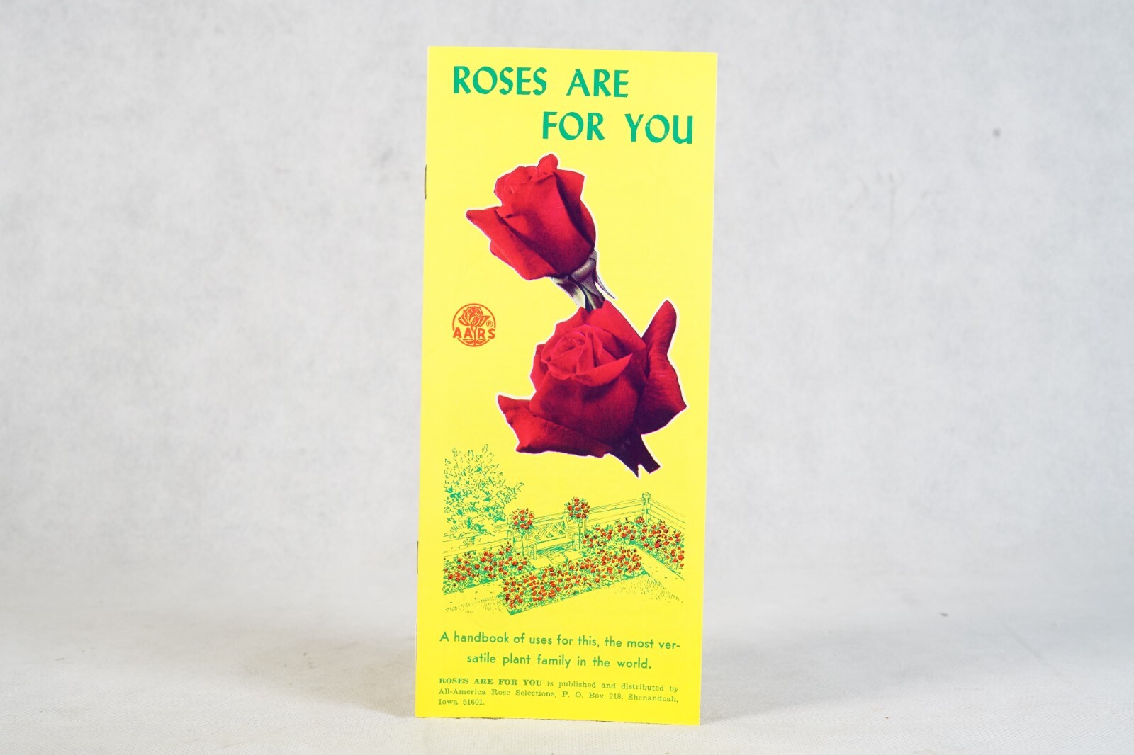 Roses are for You All-America Rose Selections Iowa Agricultural Vintage Brochure