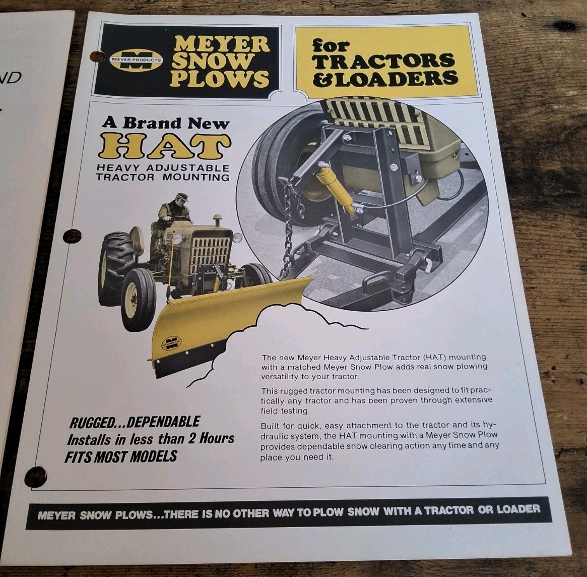 Meyer Products Snow Plows Brochure And Price List