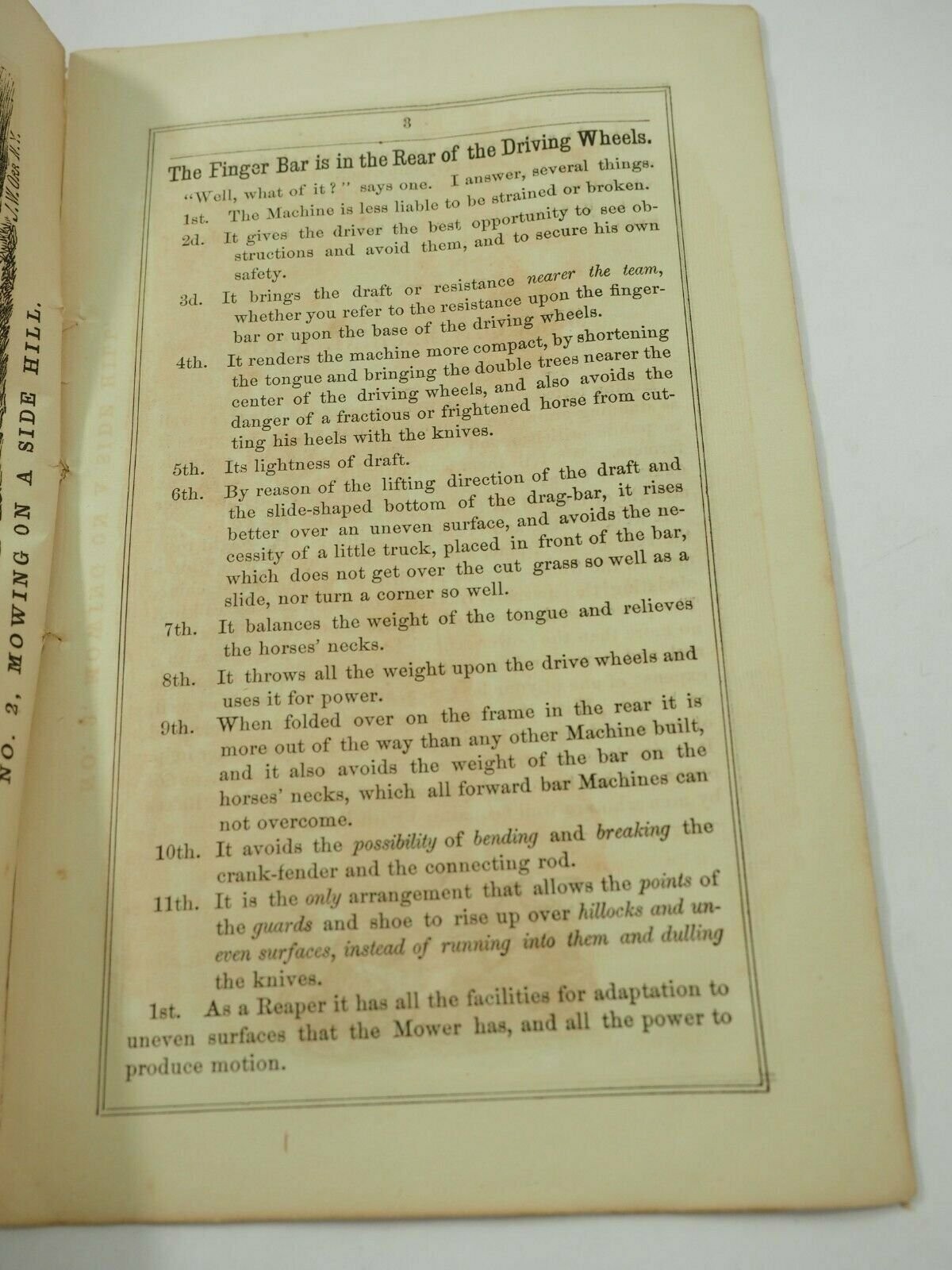 Ohio Mower Reaper & Taylor Patent Hay tender 18 page advertising pamphlet 1866