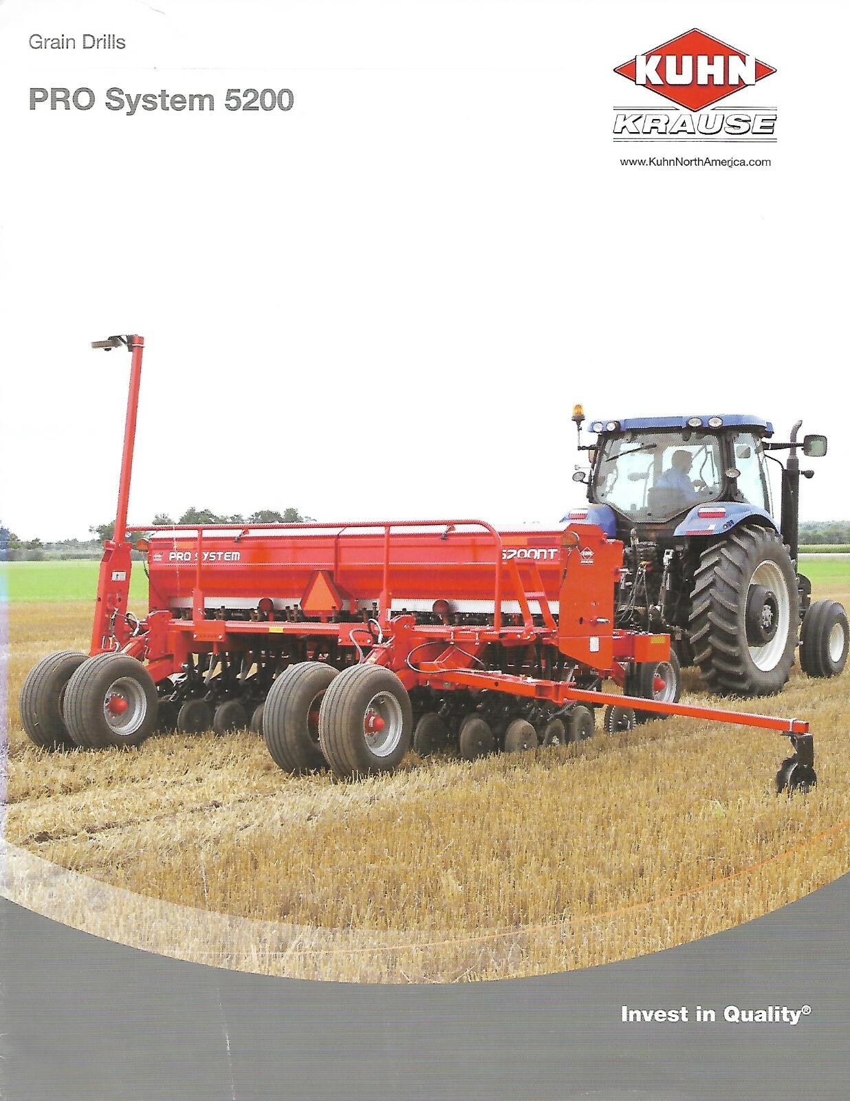 Farm Implement Brochure – Kuhn Krause – PRO System 5200 Grain Drill 2015 (F7703)