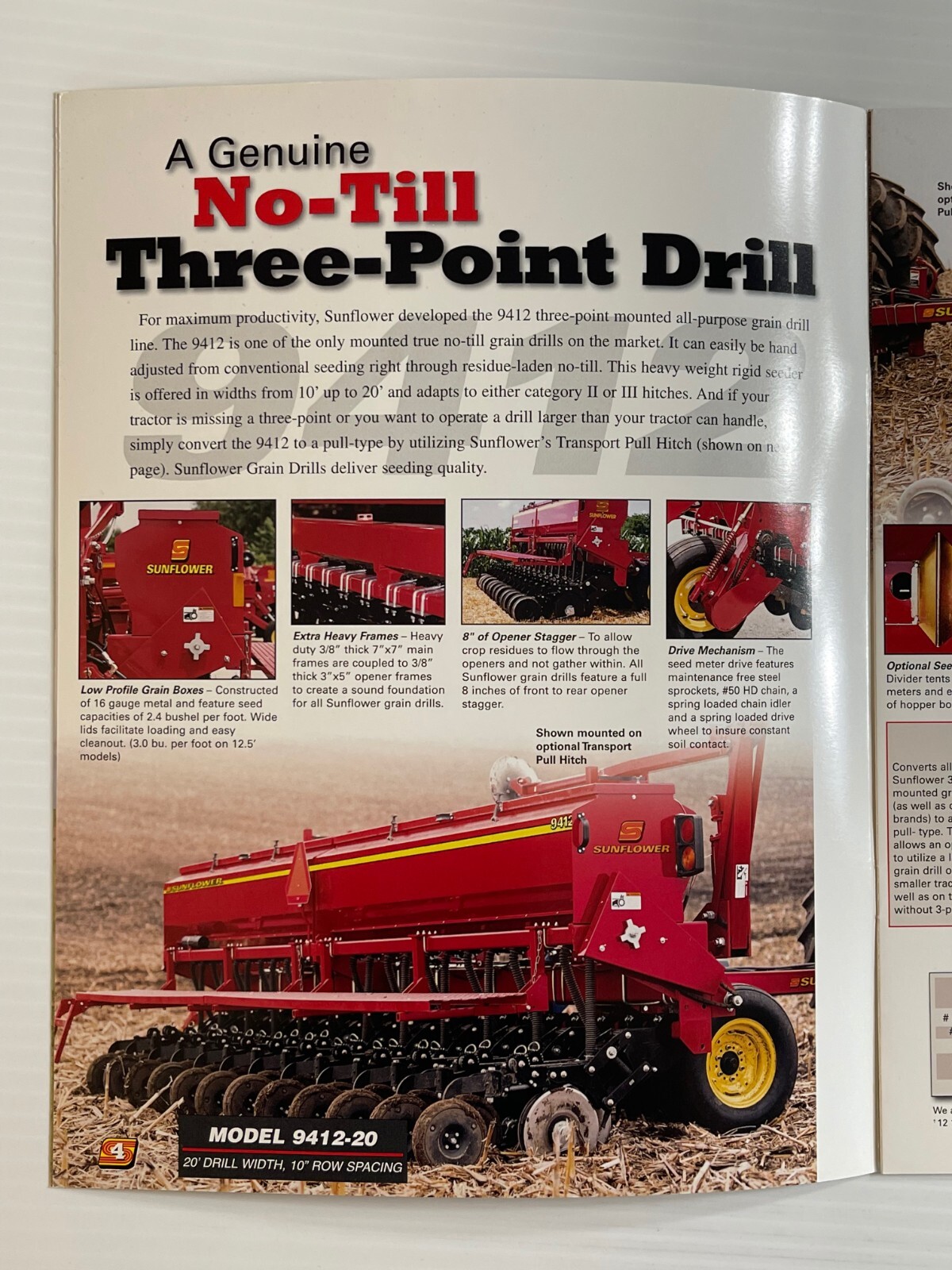 Sunflower – Grain Drills All Purpose – Sales Brochure *Original Brochure* 2003