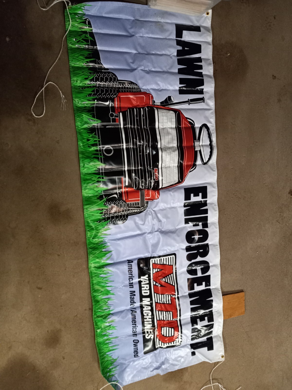 White Outdoors and MTD banners and poster