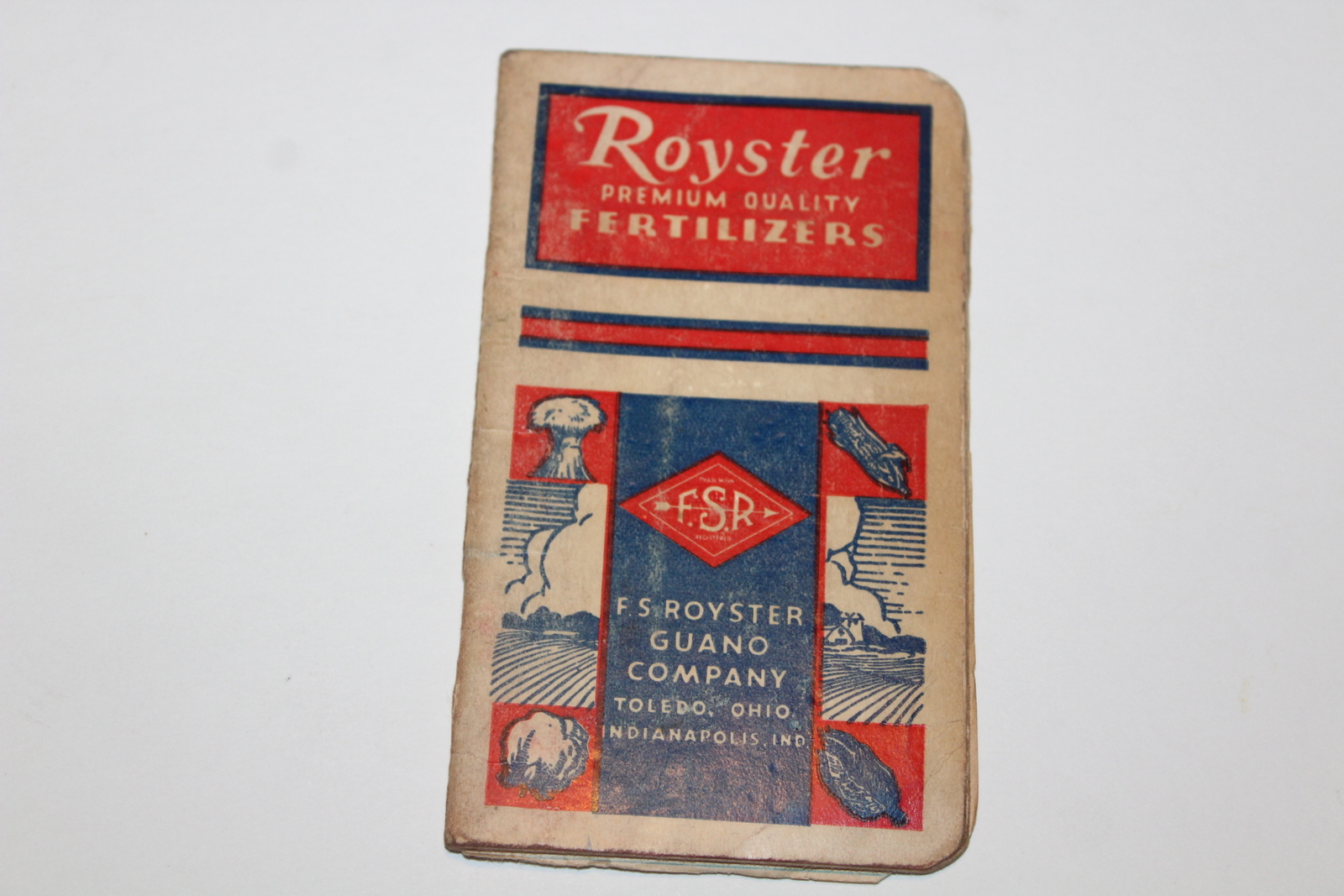 Vintage advertisement Note Book Royster Premium Fertilizers Toledo OH 1940