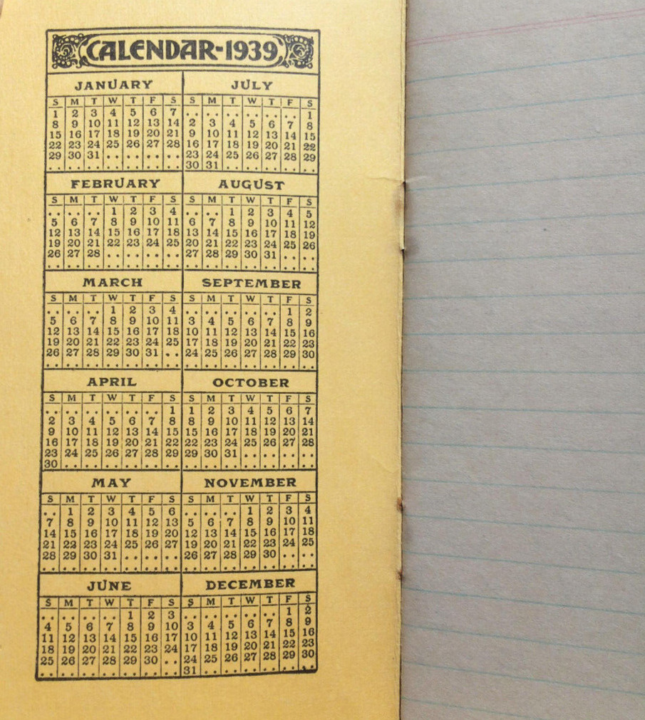 Armours Big Crop Fertilizer 1939 1940 Note Pad Atlanta Geogria