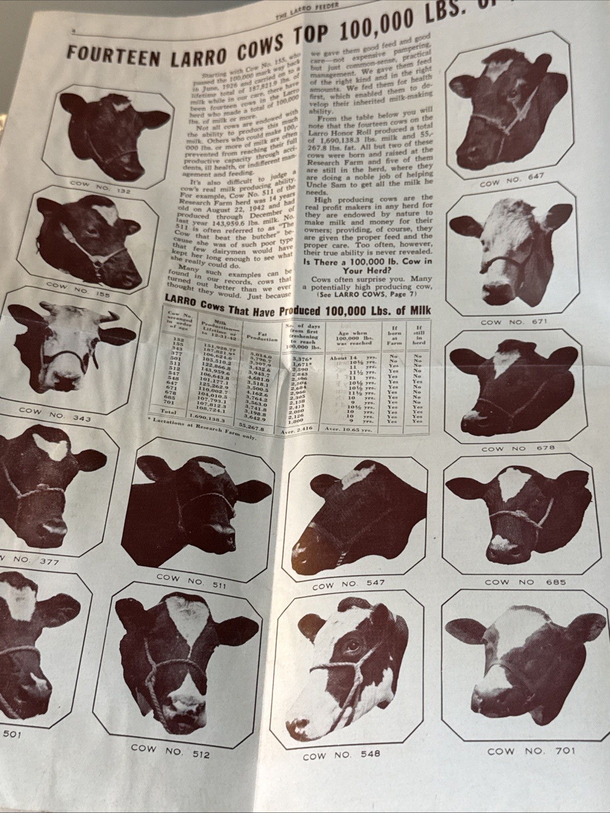 VTG General Mills The Larro Feeder 1943 Newsletter Vintage
