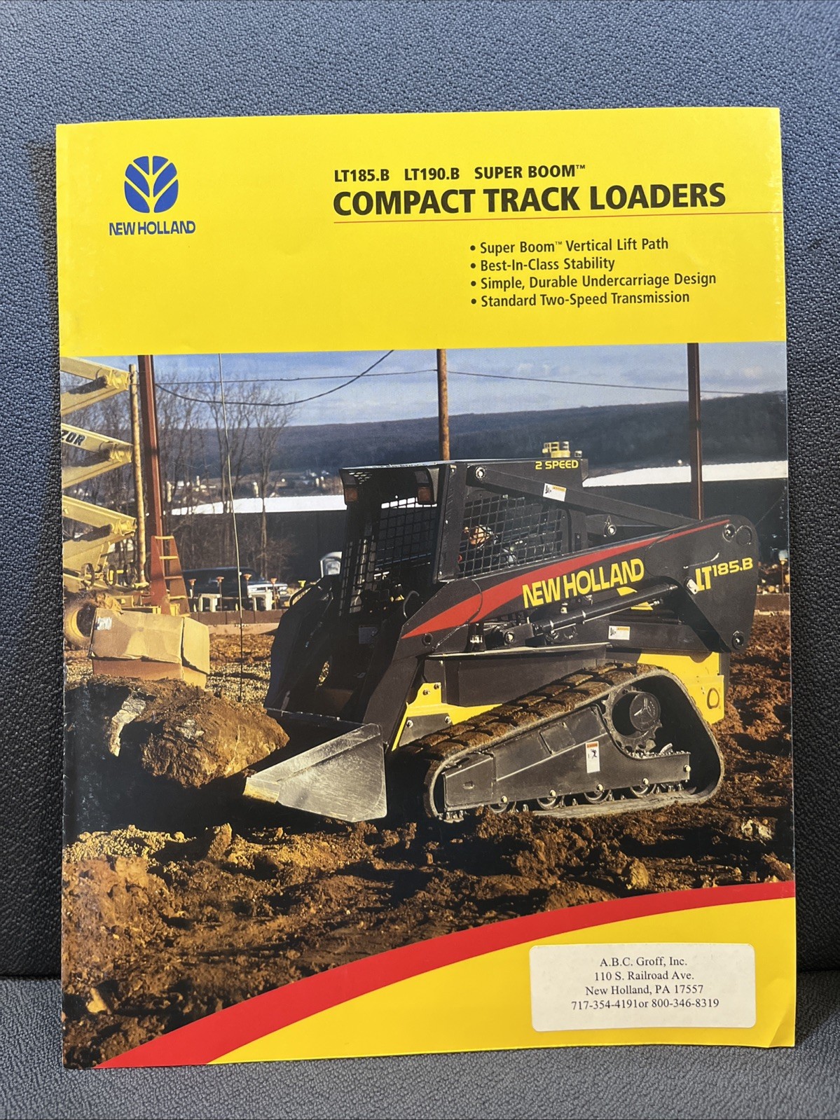 New Holland LT185.B Track Loader Sales Brochure