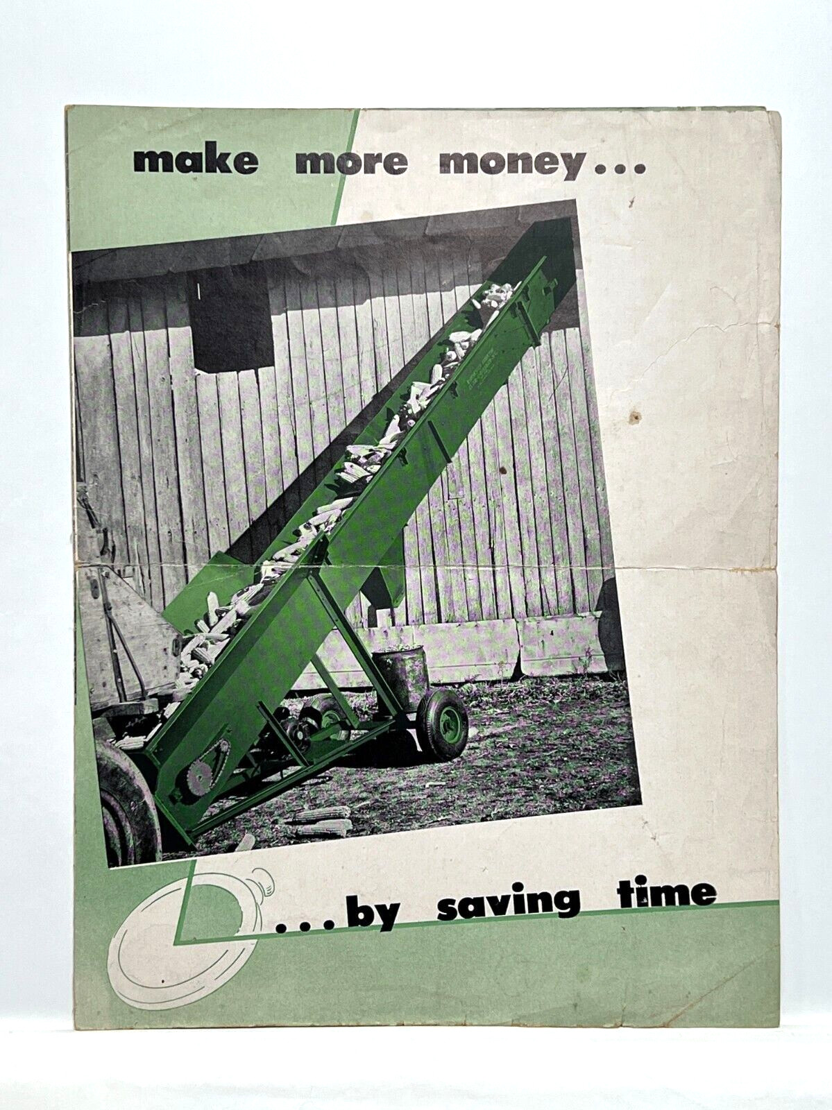 Vintage Elton and Disinger Winchester Farm Equipment Co. Folded Paper Brochure