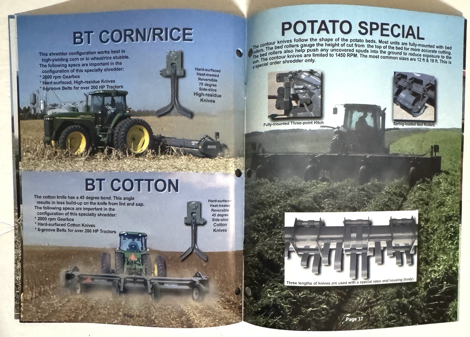 Loftness Flail Shredders And Mowers 2009 Dealer Catalog Brochure Agriculture