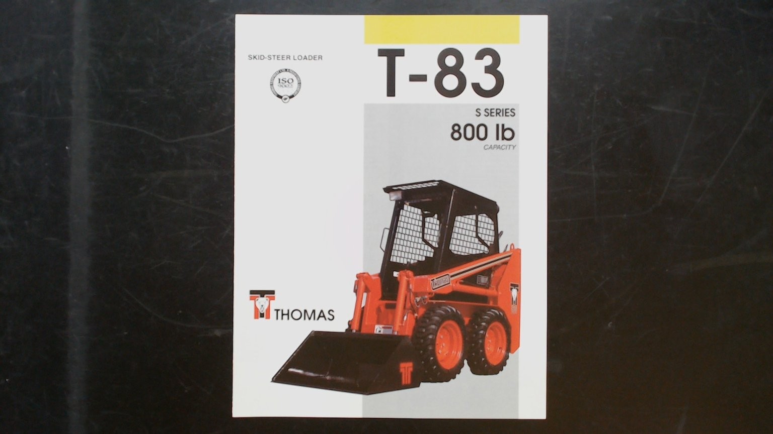 Thomas T-83 Skid-Steer Loader Brochure Vintage Agricultural Equipment