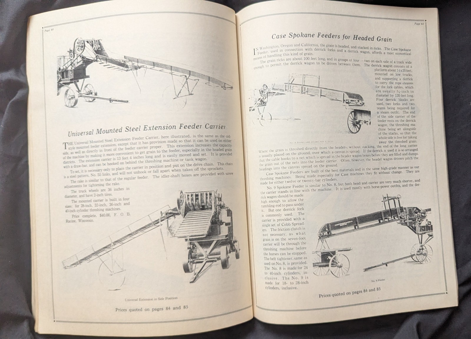 Case Threshing Machinery 1914 Catalog Original