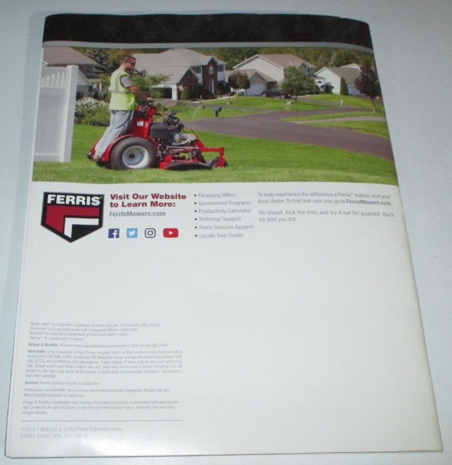 *Ferris 2017 Commercial Mowers & Zero Turns Sales Catalog Manual Brochure