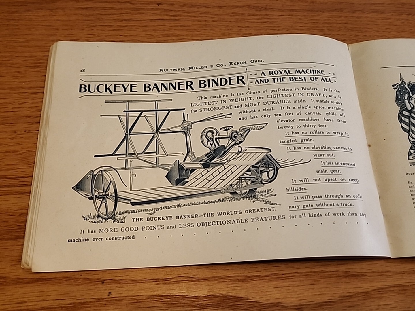 1891 Buckeye Harvesting Machines Aultman Miller Co Catalog Farm Implements