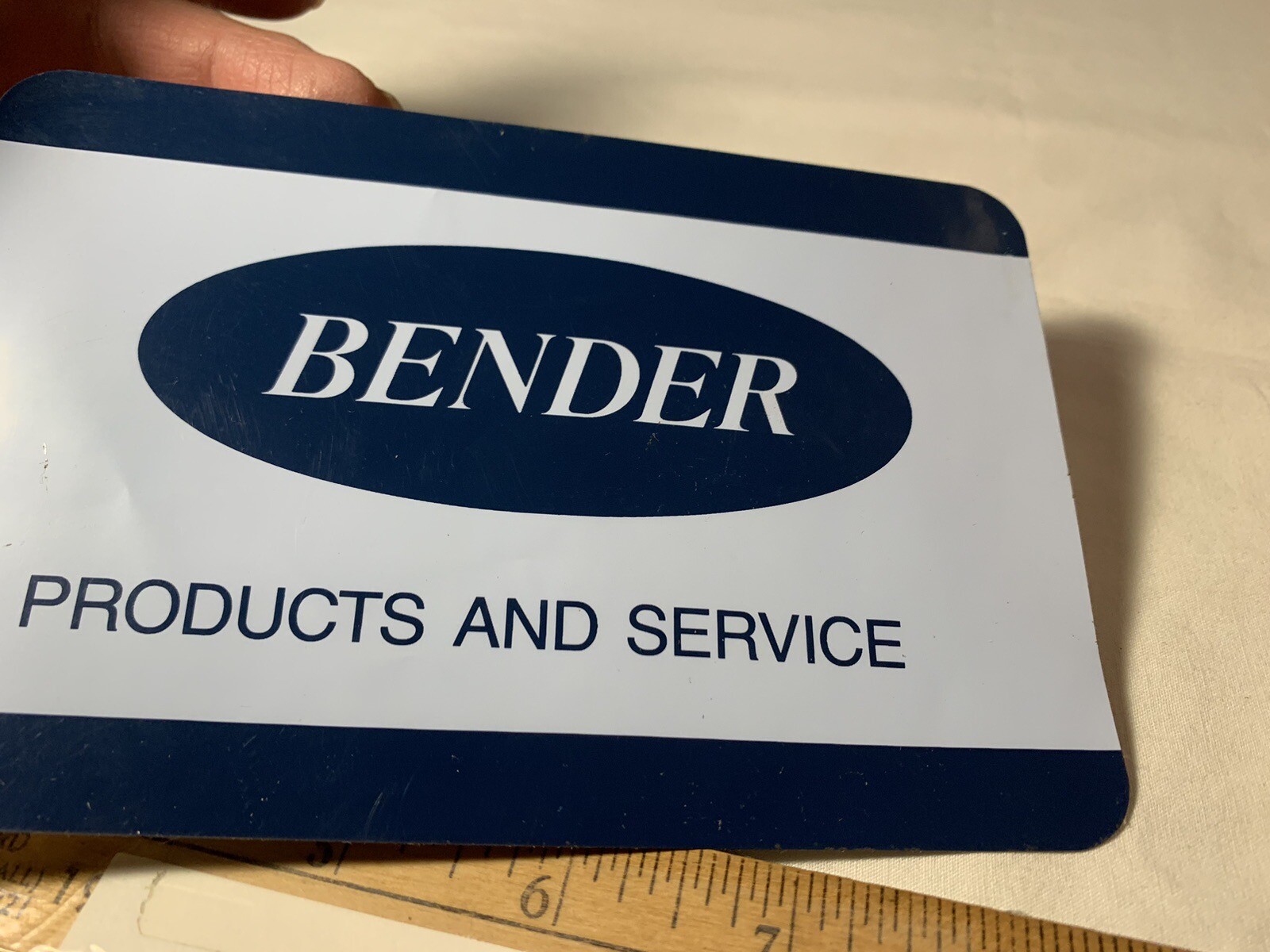 Vintage Decal Sticker Bender Products Service Dairy Equipment Milk Farm Farming