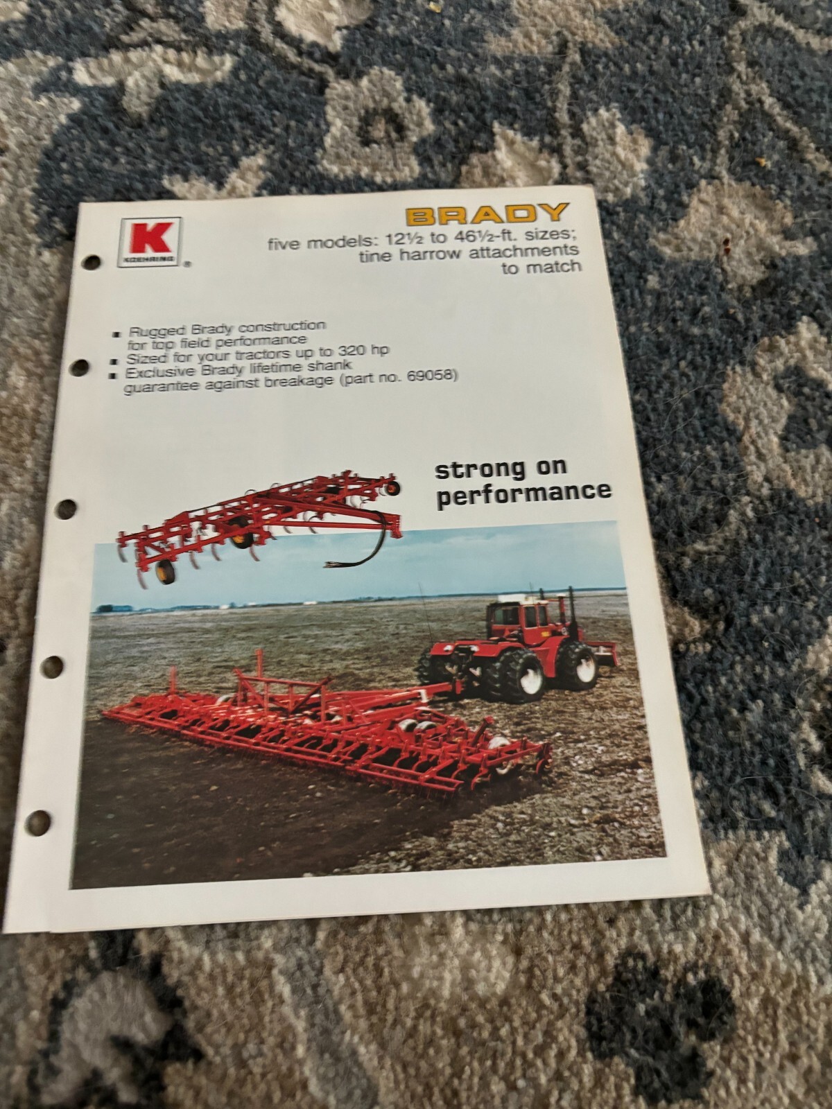 Brady Tine Harrow Attachments Brochure FCCA24