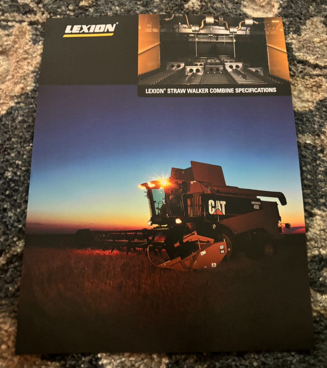 Caterpillar CAT Lexion Straw Walker Combine Brochure FCCA25