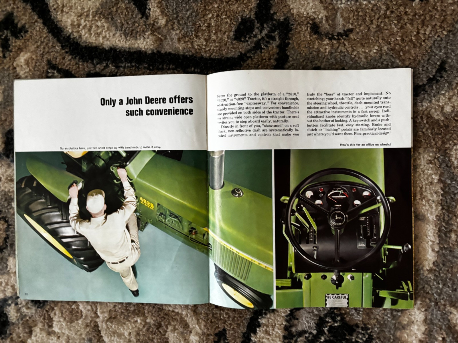 John Deere 2510 3020 4020 TRactor for 1966 Brochure DCPA26