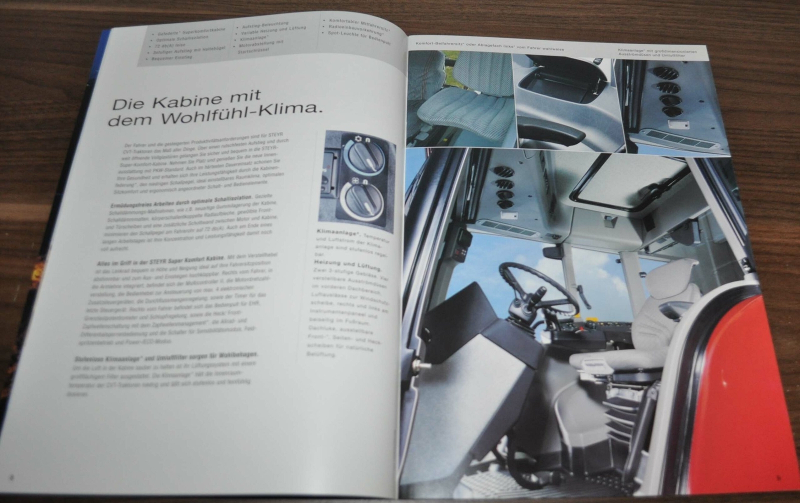 Steyr CVT 120 130 150 170 Tractor Brochure Prospekt