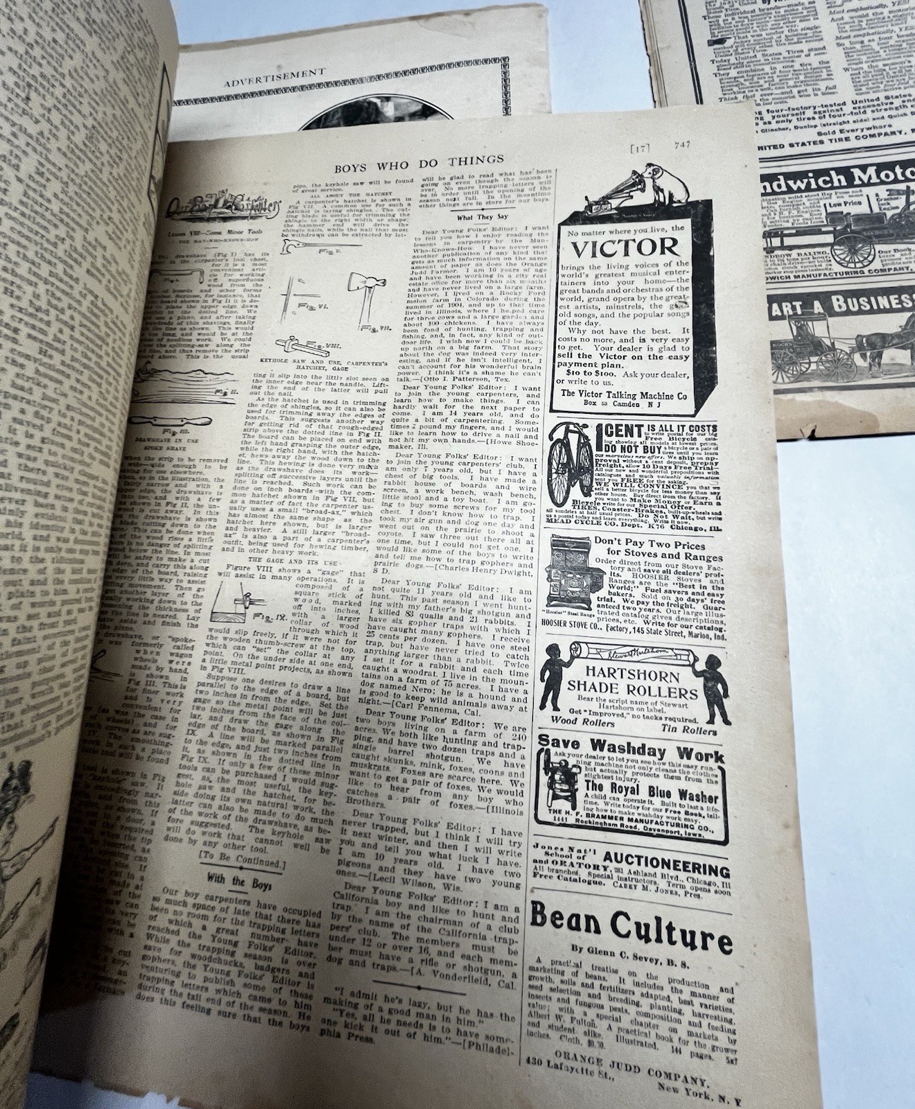 Antique Orange Judd Farmer Newspaper Magazine Lot Of 4 Advertising 1907-13