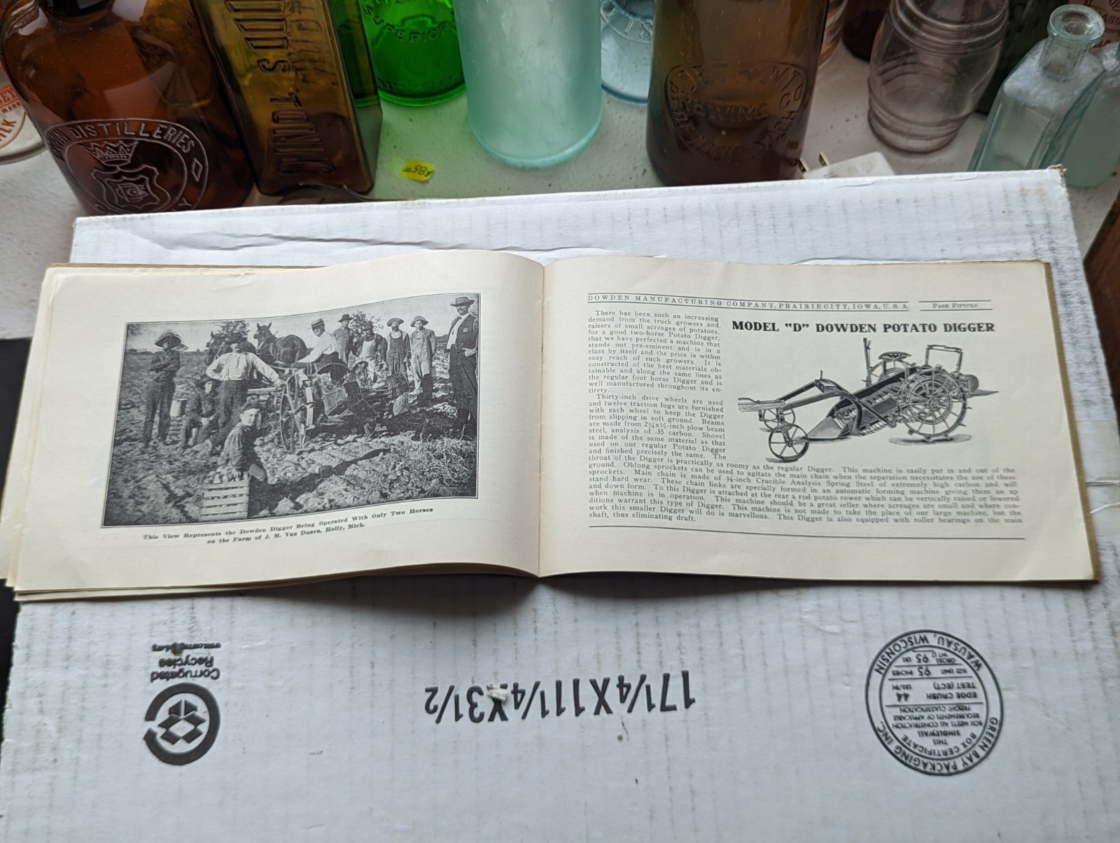 Dowden Digger Catalog Prairie City Marshalltown Iowa Advertising Ketchum Gaston
