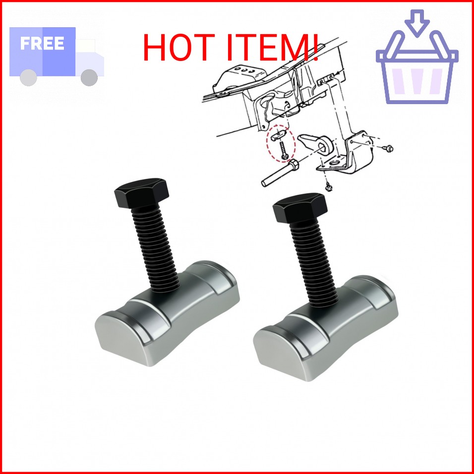 VONLX Torsion Bar Adjustment Bolt and Lock Nut Fit for Chevrolet Silverado Tahoe
