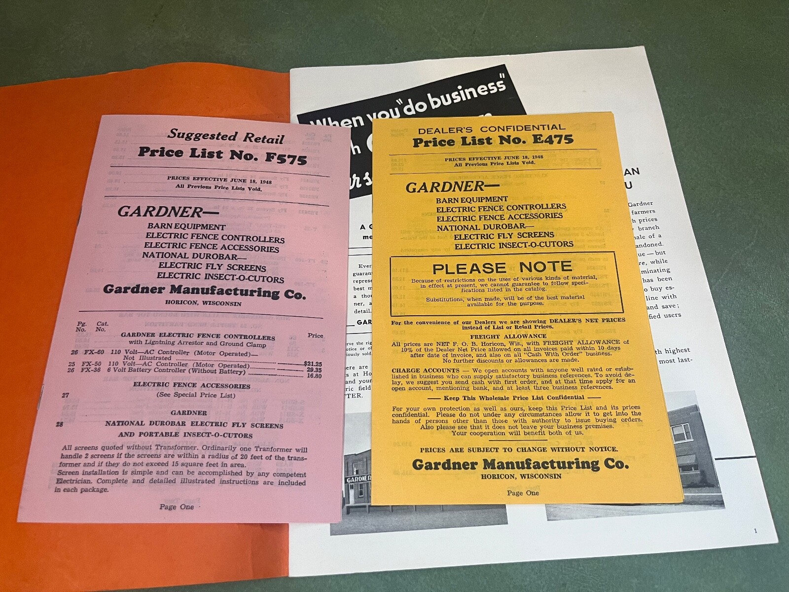 1948 Gardner Manufacturing Catalog Barn & Agricultural Equipment Horicon Wis
