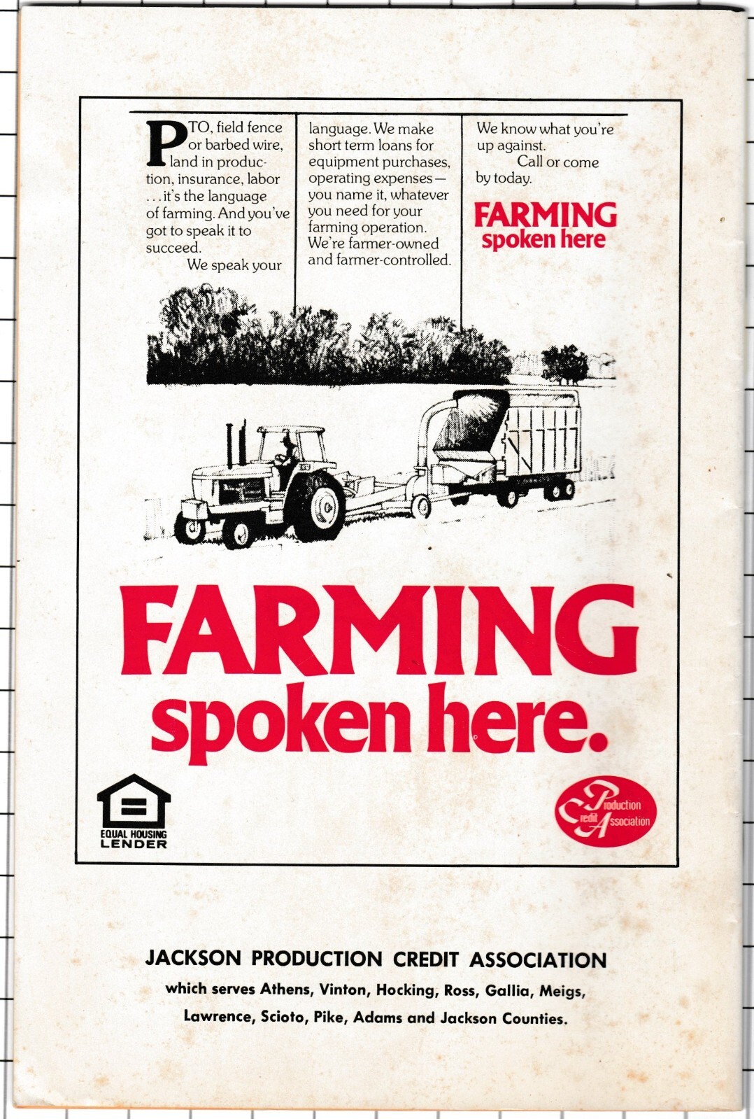 1983 Almanac Production Credit Association Farming Guide General Info Magazine