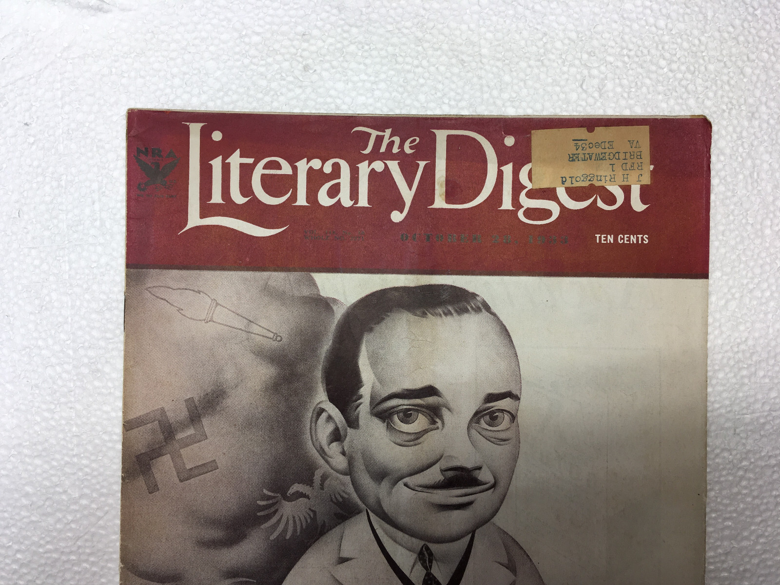 OCTOBER 28, 1933 — THE LITERARY DIGEST MAGAZINE