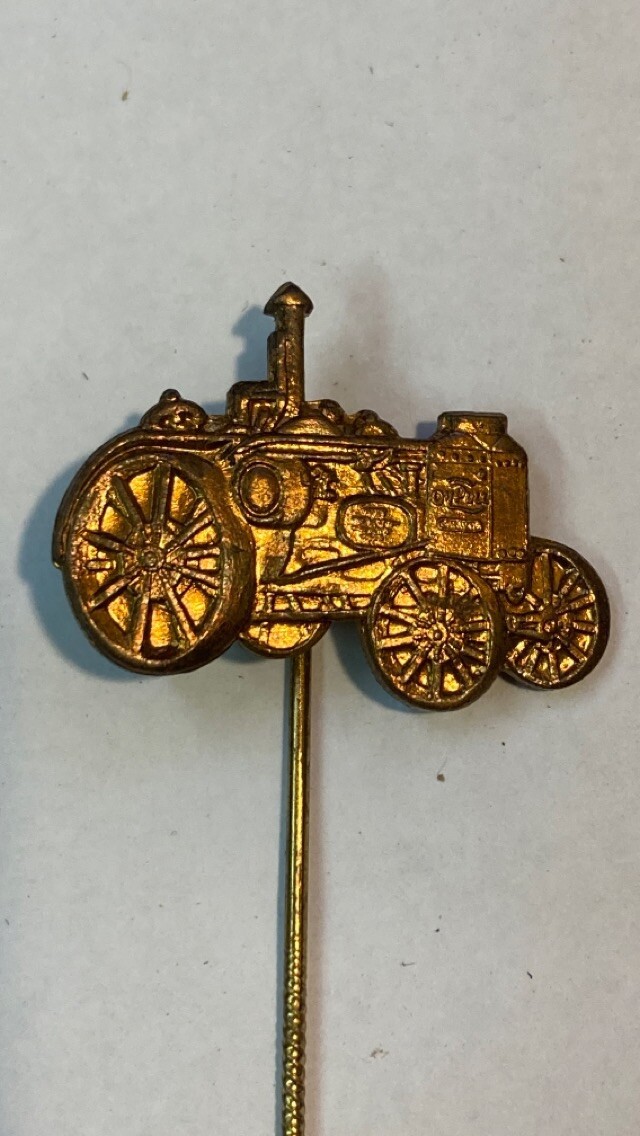 1920&rsquo;s ADVANCE RUMELY TRACTOR STICKPIN FARM ADVERTISING LAPORTE IN
