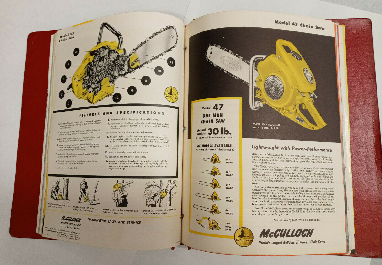 Gravely dealer brochures. 1954. Also includes Woods Ditchwitch Devere Homelite, 