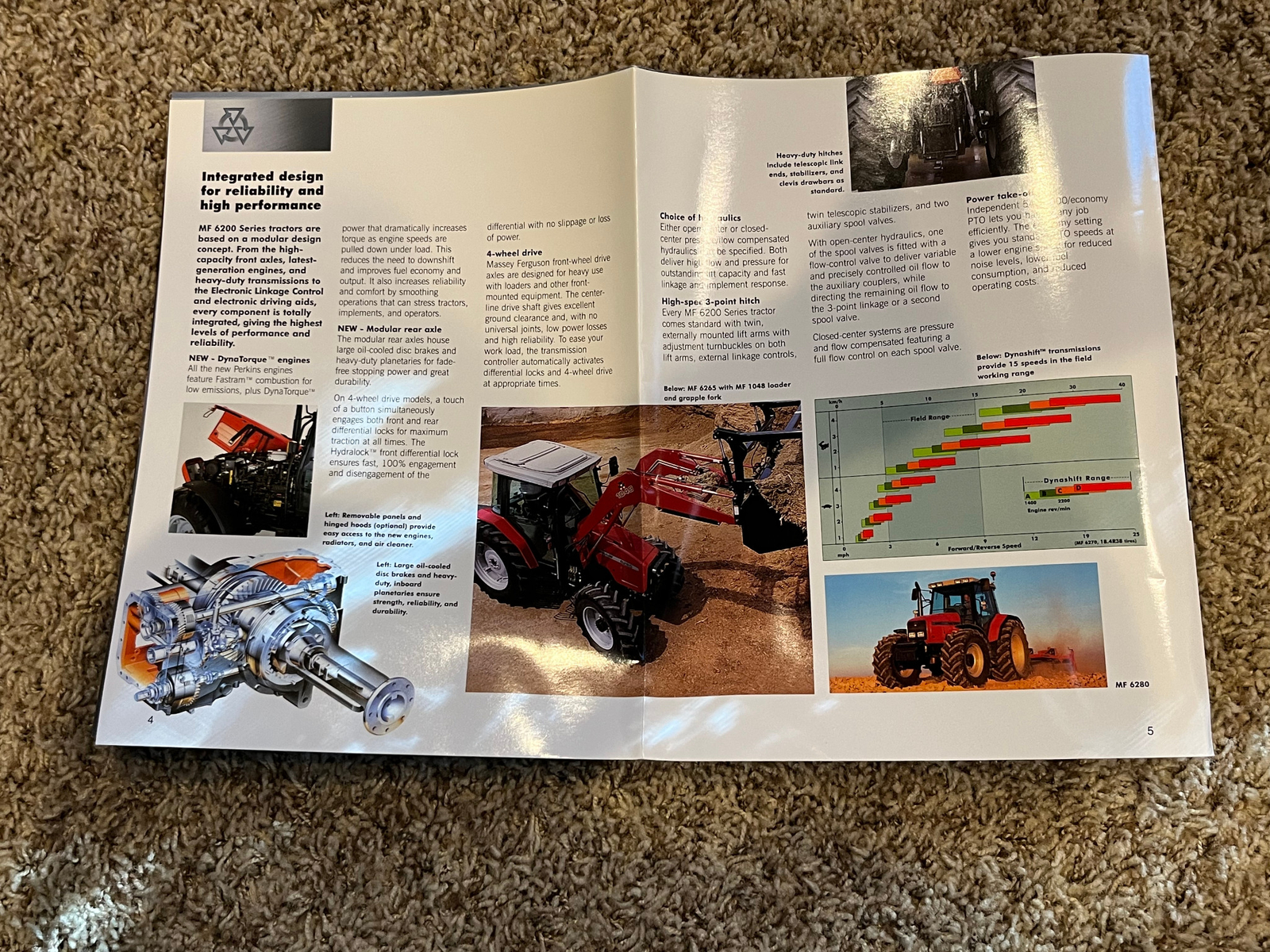 MASSEY FERGUSON BROCHURE MF 6200