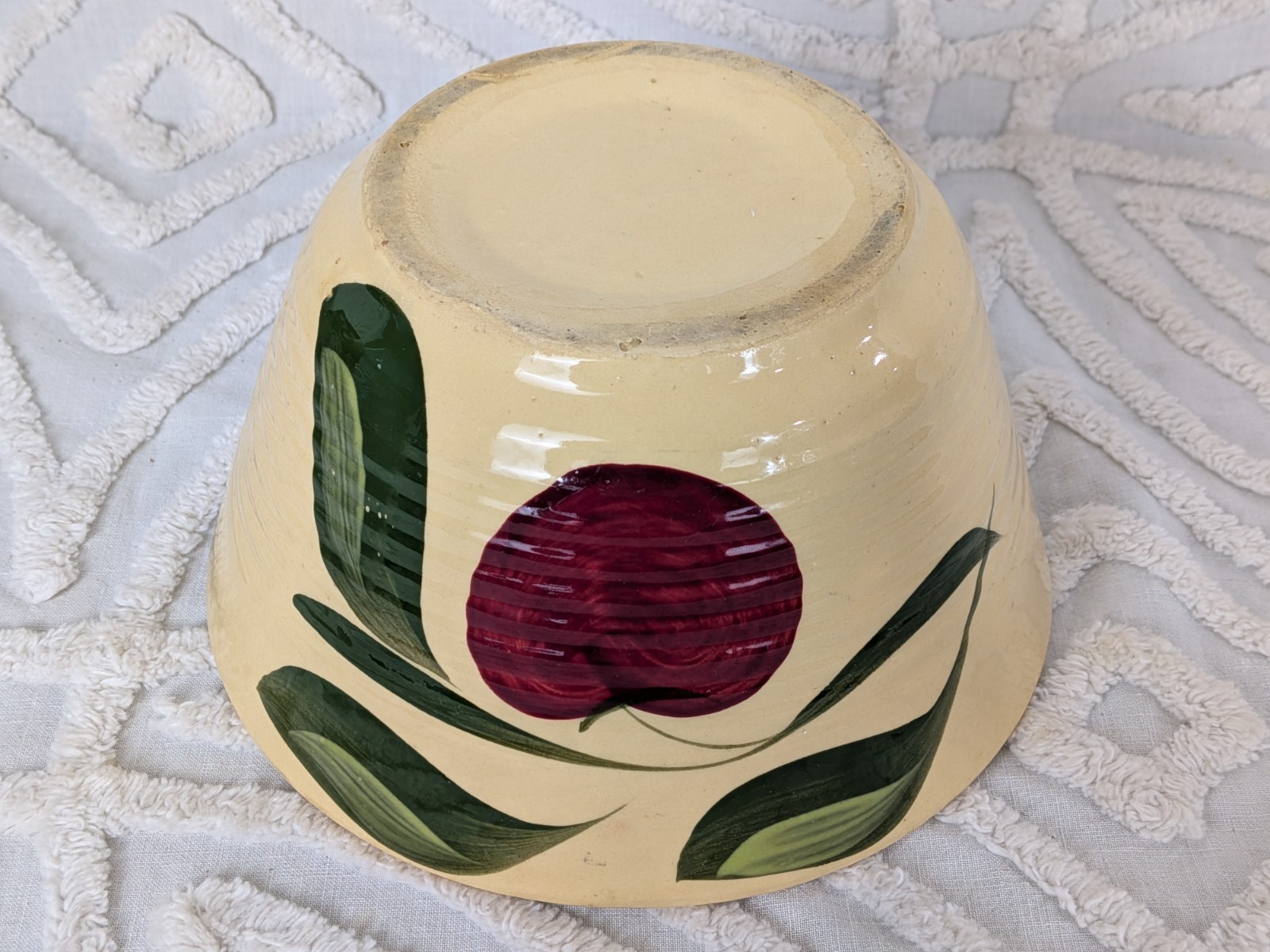 Vintage Watt Apple Bowl Advertising #7 Made in USA – Sellman Feed Service