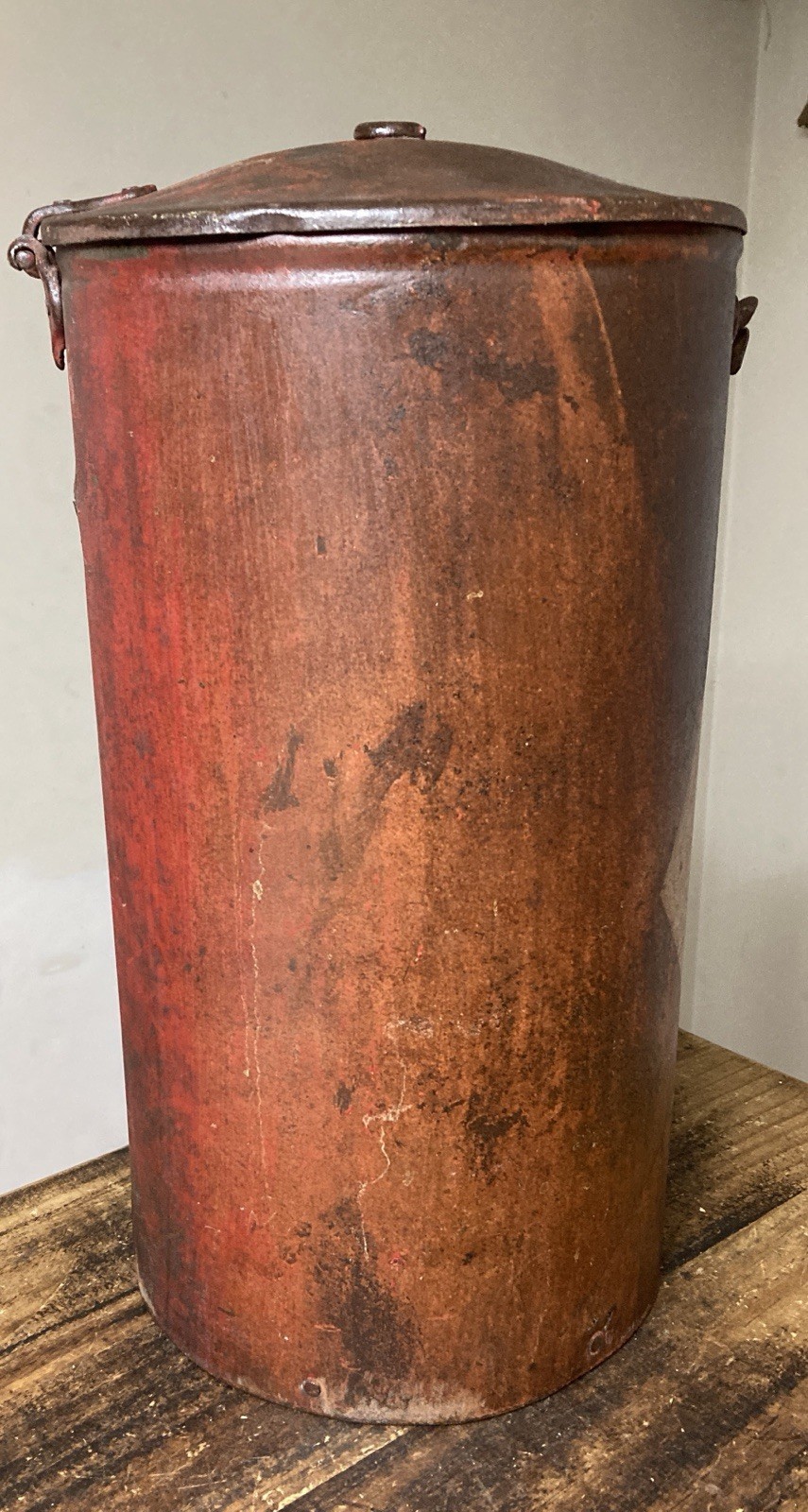 VERY RARE McCormick Twine Grain Binder Feeder Can 1800&rsquo;s Antique HARD TO FIND