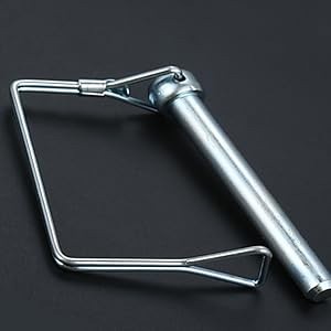 2 Pack 5/16&Prime;x4&Prime;Trailer Coupler Pin with Anti-Loss Cable, Square Wire Lock Pin