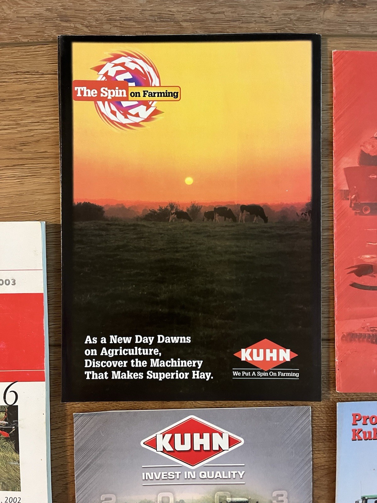 2002-2003 KUHN Farming Retail Price List USA And Farming Brochures