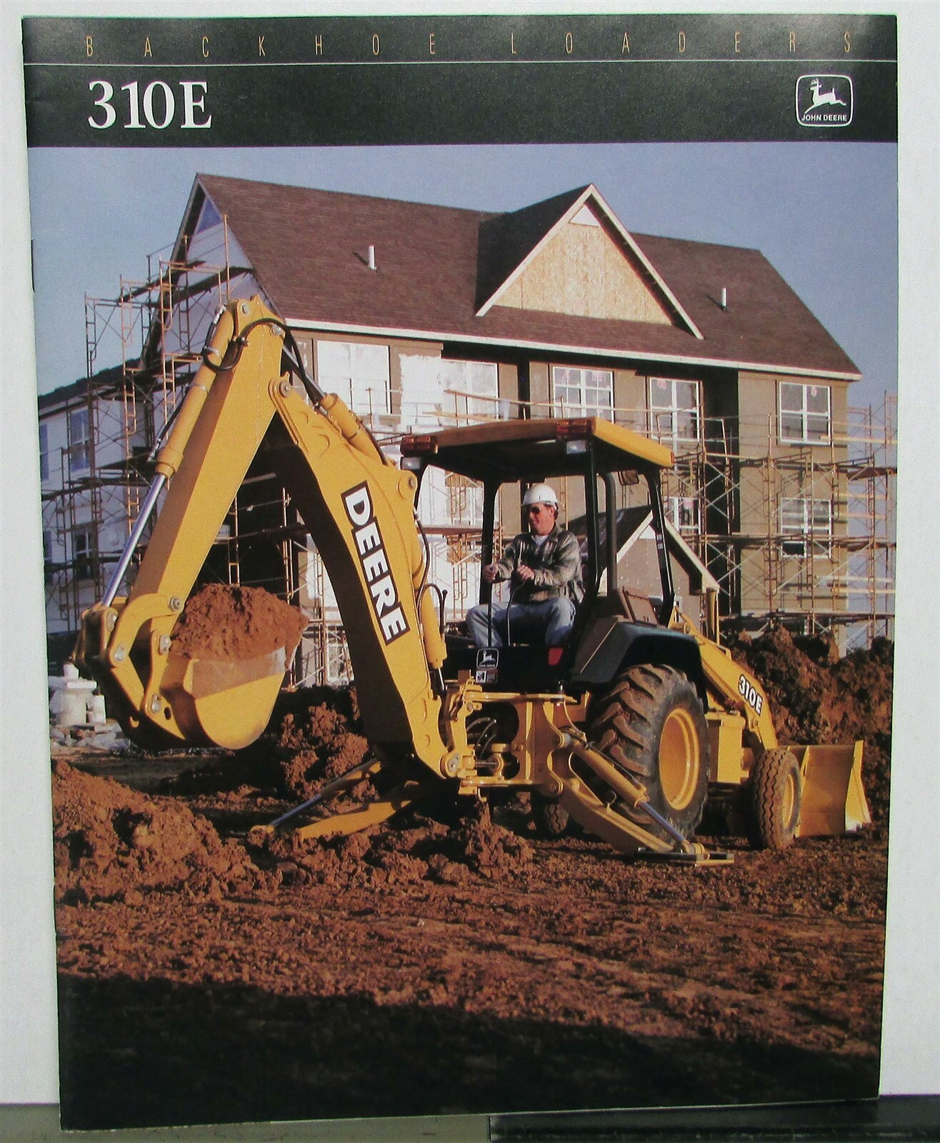 1997 John Deere 310E Backhoe Loader Specifications Construction Brochure