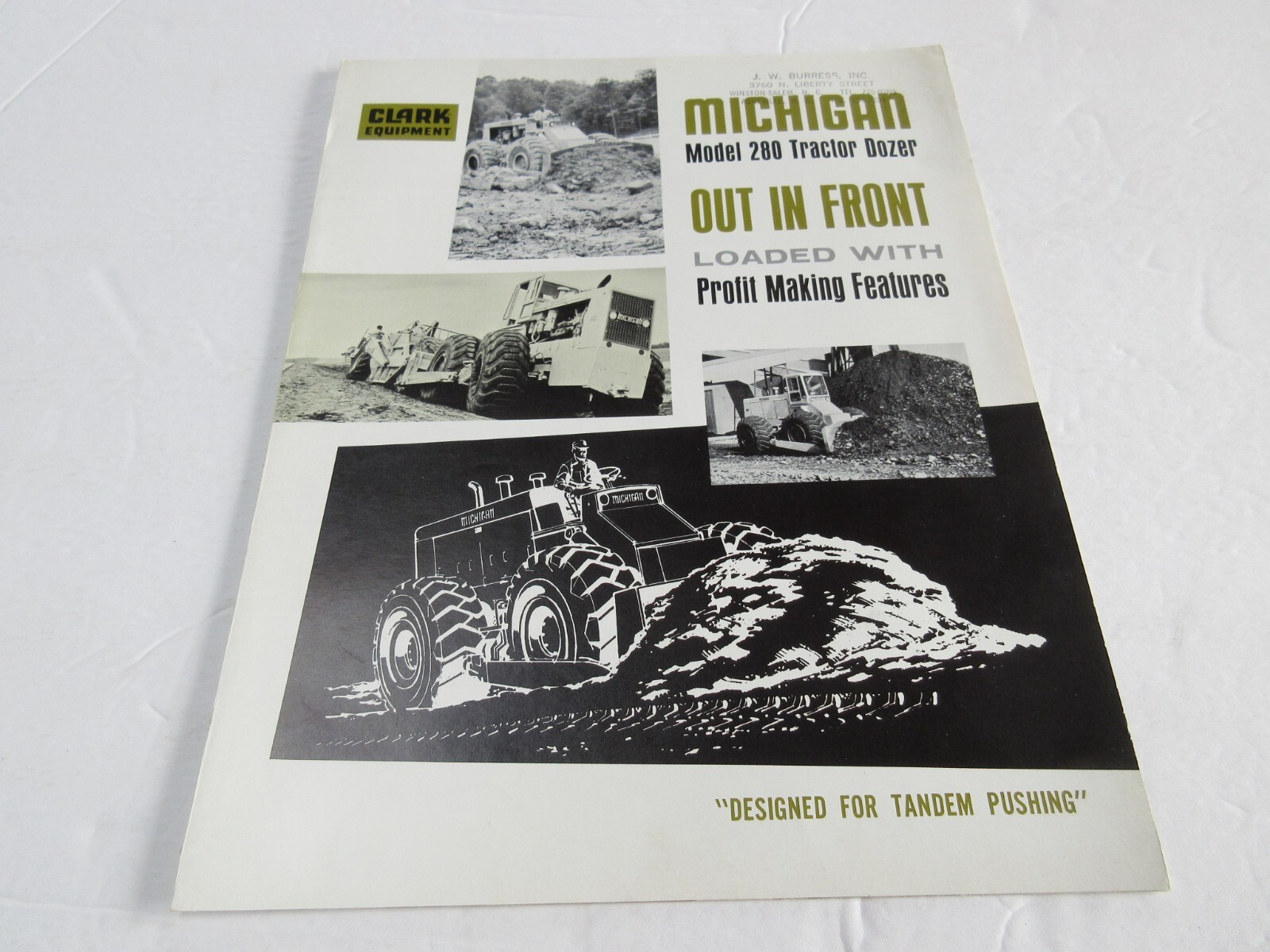 Clark Michigan 280 tractor Dozer 4 Page