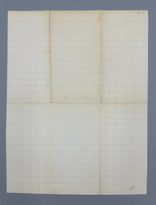 1887 HAMBURG PLOW WORKS Loose Seaman FARM Advertising Illus Letter Pennsylvania