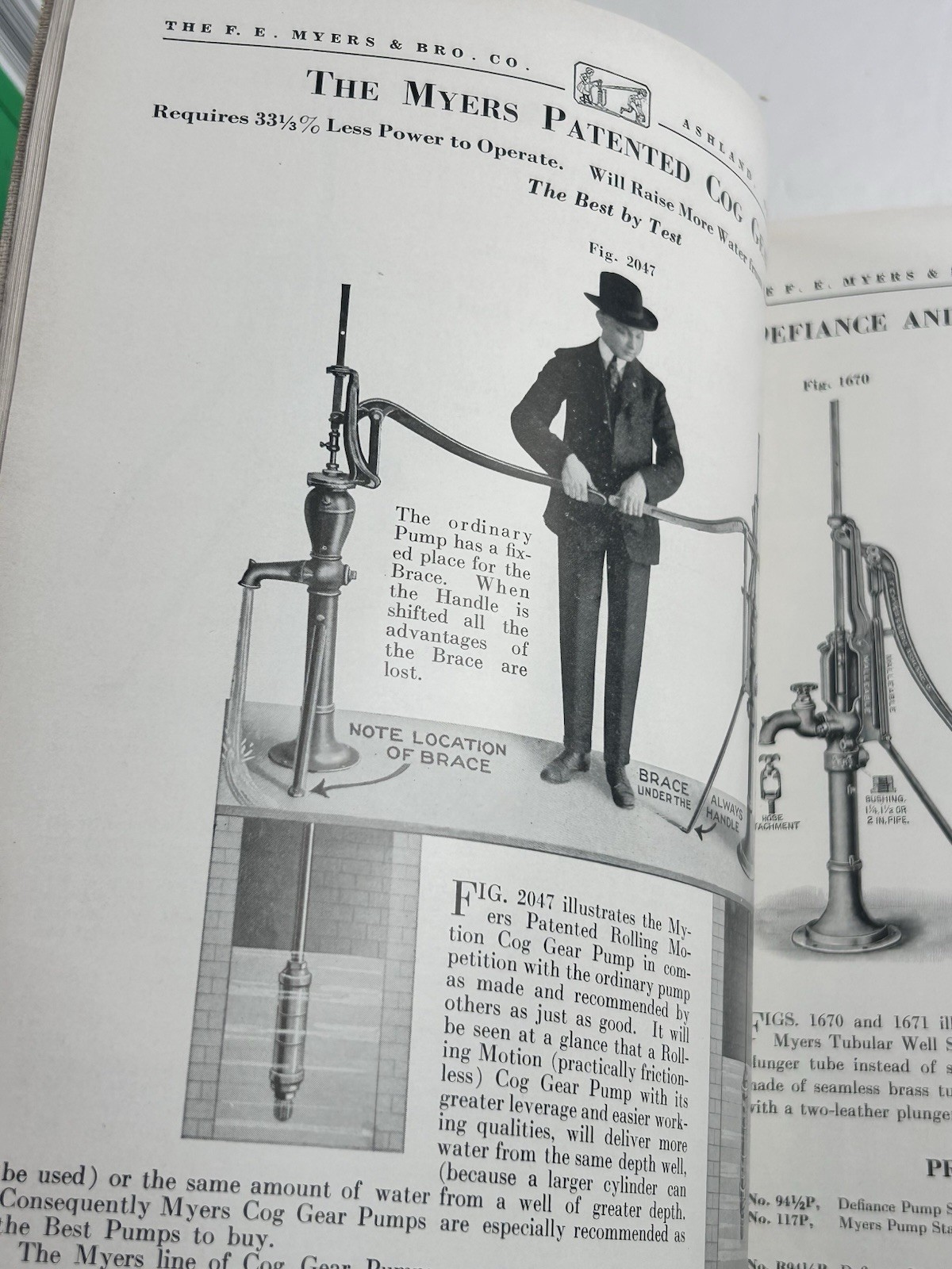 FE Myers Bro Catalog Pumps Water Systems 1938 Ashland Ohio