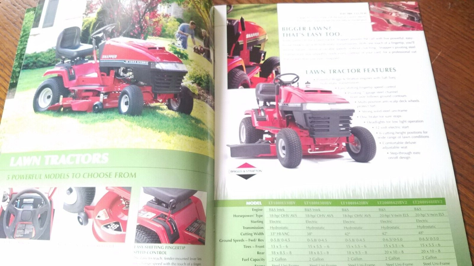 SNAPPER RIDING MOWERS, TRACTORS, ETC SALES BROCHURE *2005* 19 PAGES