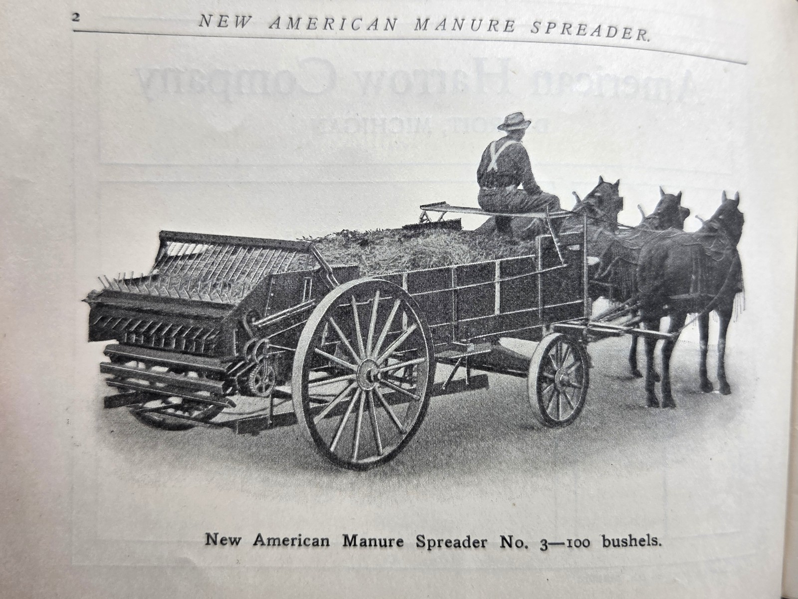 American Harrow Co. Cultivators Seeders Harvesters Catalog Detroit, MI