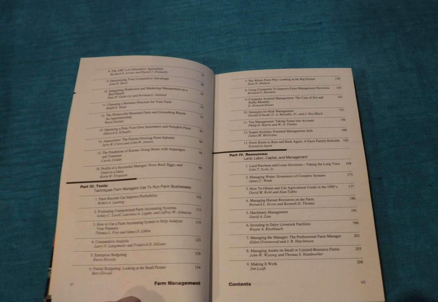 1989 Yearbook of Agriculture: Farm Management:How to Achieve Your Farm Business