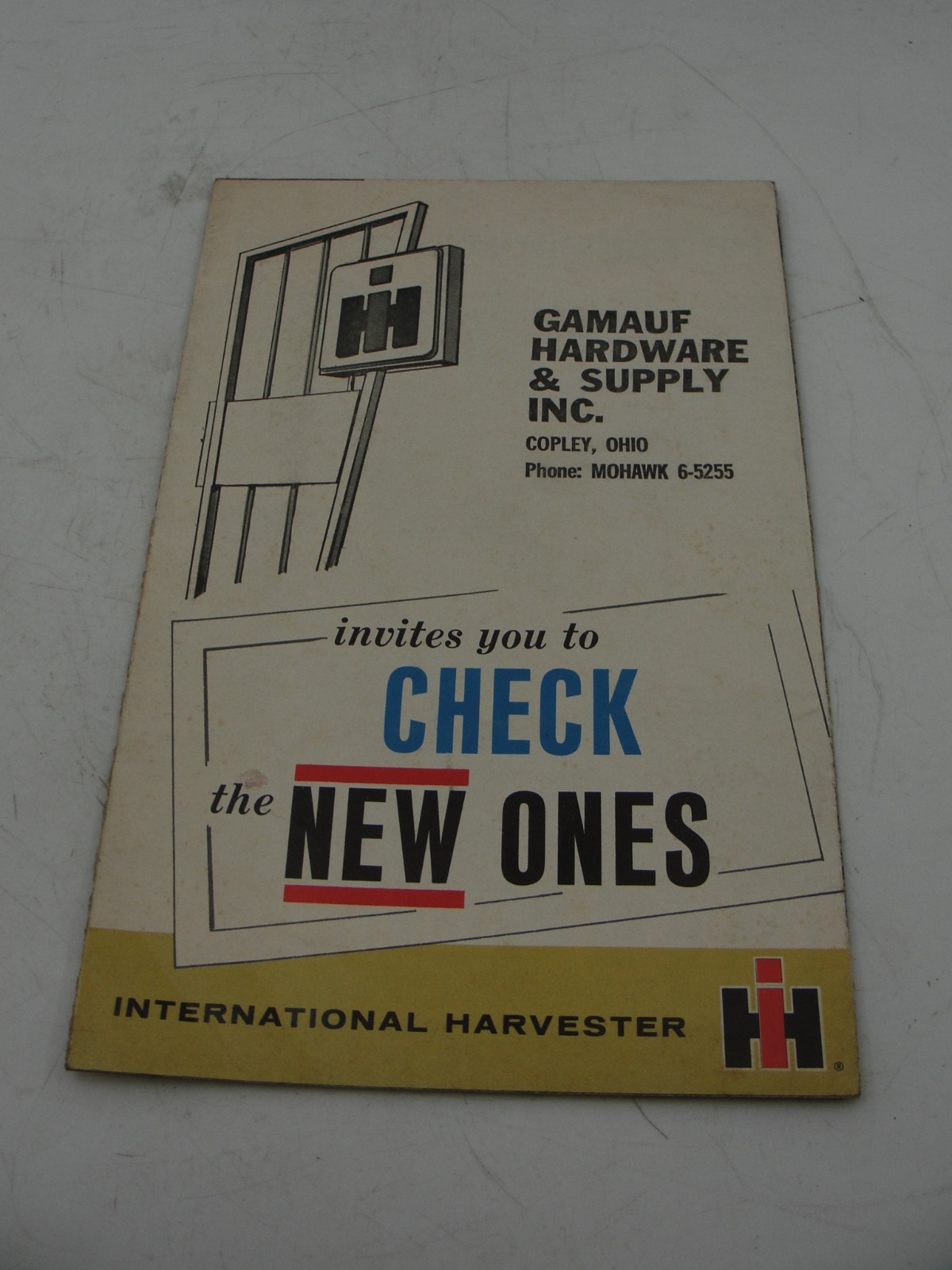 IH Check the NEW Ones Farm Equipment Brochure 1960&rsquo;s