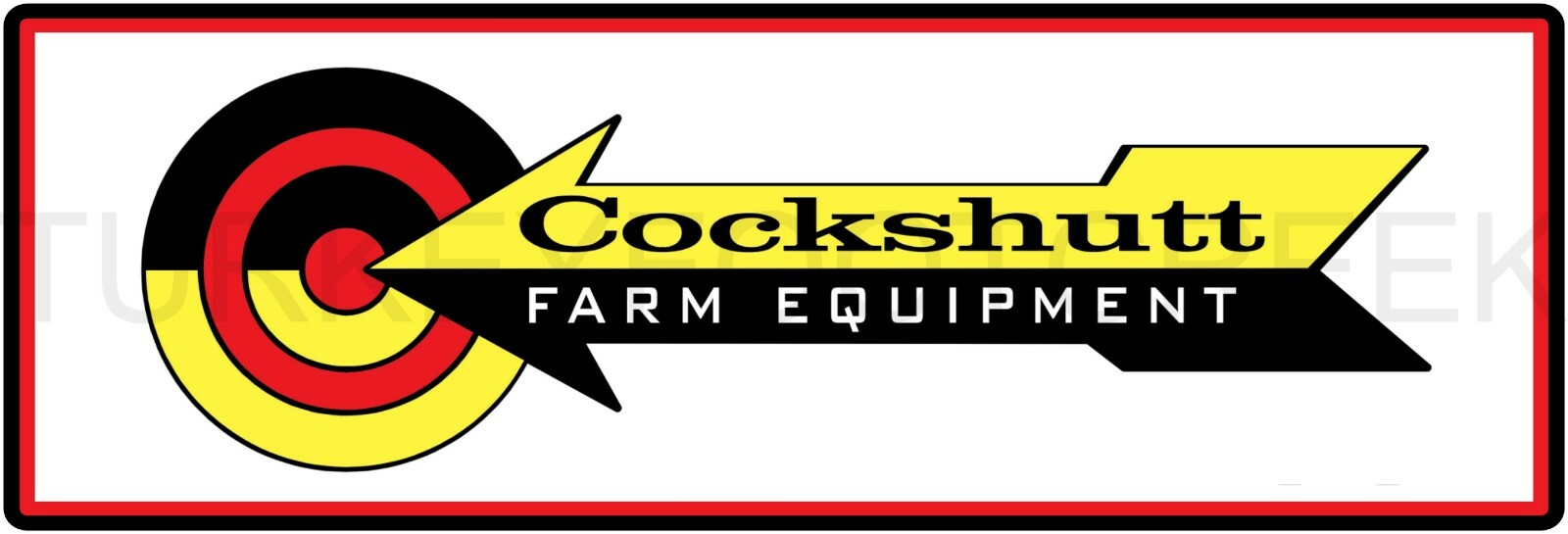 Cockshutt Farm Equipment 6&Prime; x 18&Prime; Metal Sign