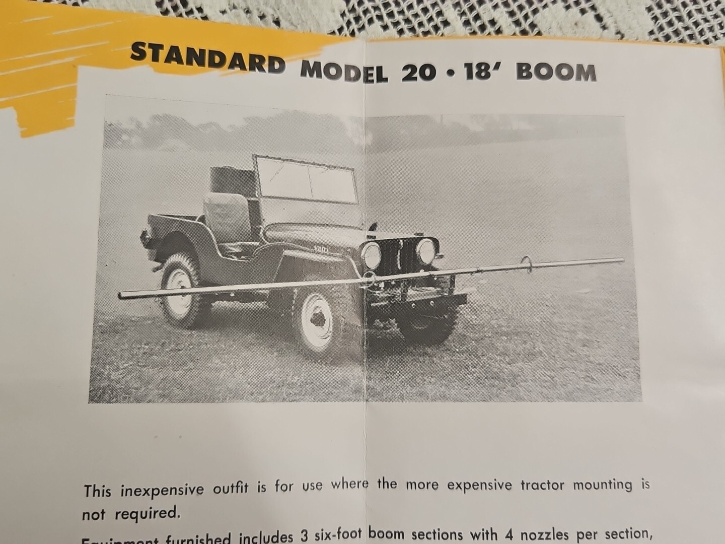 1950s? Engine Parts Power Sprayers Model 20 Using 2,4-D Type Sprays Brochure AG