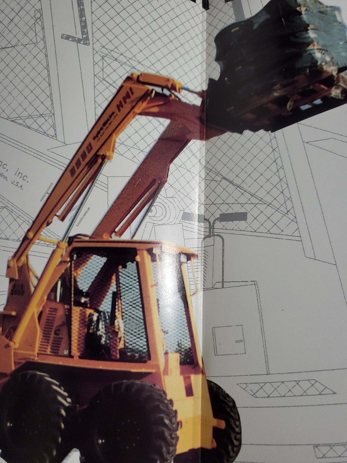 Vintage 1991 Hydra Mac 1450 1850 2650 Skid Steer Loader BROCHURE TRF Minnesota